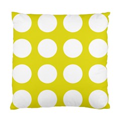 Big Dot Yellow Standard Cushion Case (one Side) by snowwhitegirl