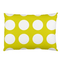 Big Dot Yellow Pillow Case by snowwhitegirl