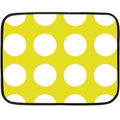 Big Dot Yellow Fleece Blanket (mini) by snowwhitegirl