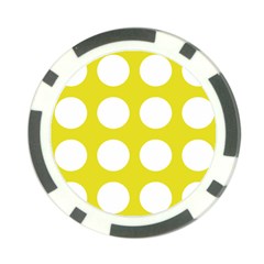 Big Dot Yellow Poker Chip Card Guard (10 Pack) by snowwhitegirl