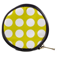 Big Dot Yellow Mini Makeup Bags by snowwhitegirl