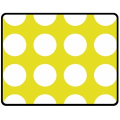 Big Dot Yellow Fleece Blanket (medium)  by snowwhitegirl