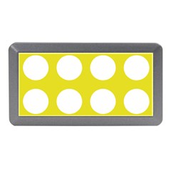 Big Dot Yellow Memory Card Reader (mini) by snowwhitegirl