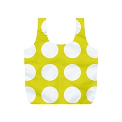 Big Dot Yellow Full Print Recycle Bags (s)  by snowwhitegirl