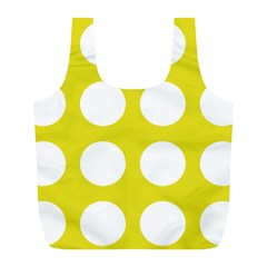 Big Dot Yellow Full Print Recycle Bags (l)  by snowwhitegirl