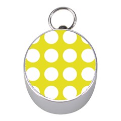 Big Dot Yellow Mini Silver Compasses by snowwhitegirl