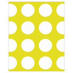 Big Dot Yellow Drawstring Bag (small) by snowwhitegirl