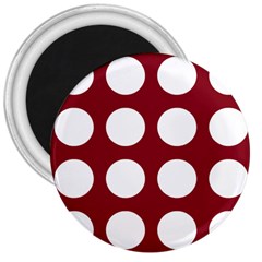 Big Dot Red 3  Magnets by snowwhitegirl