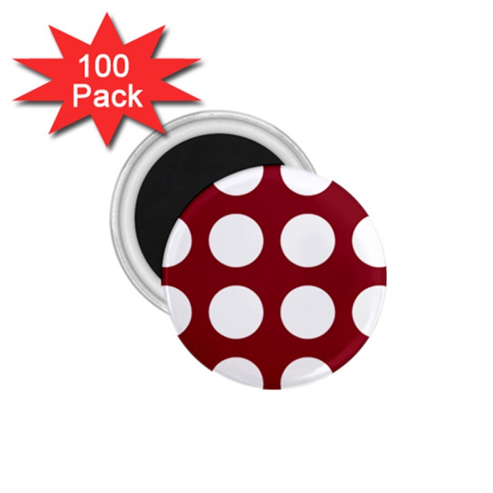 Big Dot Red 1.75  Magnets (100 pack) 