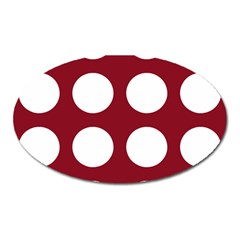 Big Dot Red Oval Magnet by snowwhitegirl