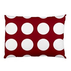 Big Dot Red Pillow Case by snowwhitegirl