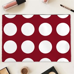 Big Dot Red Cosmetic Bag (xxl)  by snowwhitegirl