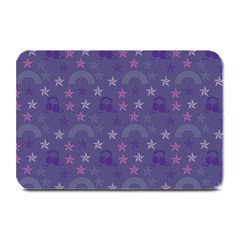 Music Stars Blue Plate Mats by snowwhitegirl