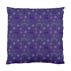 Music Stars Blue Standard Cushion Case (two Sides)