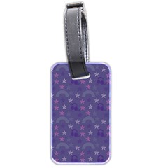 Music Stars Blue Luggage Tags (two Sides) by snowwhitegirl