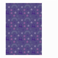 Music Stars Blue Small Garden Flag (two Sides) by snowwhitegirl