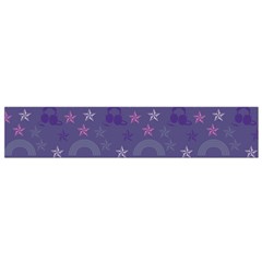 Music Stars Blue Small Flano Scarf by snowwhitegirl