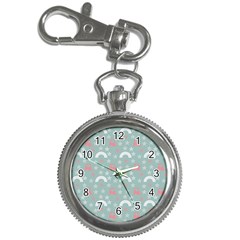 Music Stars Sky Blue Key Chain Watches by snowwhitegirl