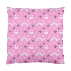 Music Star Pink Standard Cushion Case (one Side) by snowwhitegirl