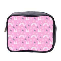 Music Star Pink Mini Toiletries Bag 2-side by snowwhitegirl