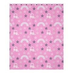 Music Star Pink Shower Curtain 60  X 72  (medium)  by snowwhitegirl