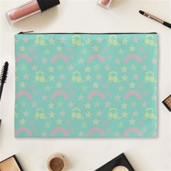 Music Stars Seafoam Cosmetic Bag (xl) by snowwhitegirl