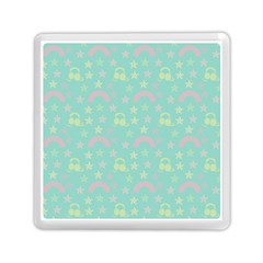 Music Stars Seafoam Memory Card Reader (square)  by snowwhitegirl