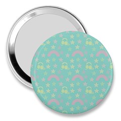 Music Stars Seafoam 3  Handbag Mirrors by snowwhitegirl