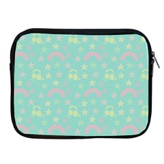 Music Stars Seafoam Apple Ipad 2/3/4 Zipper Cases