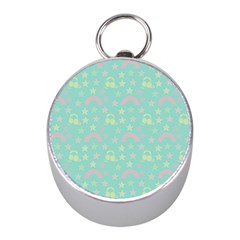 Music Stars Seafoam Mini Silver Compasses by snowwhitegirl