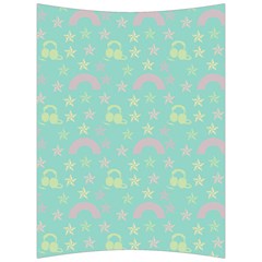 Music Stars Seafoam Back Support Cushion by snowwhitegirl