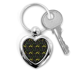 Music Star Dark Grey Key Chains (heart)  by snowwhitegirl