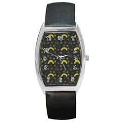 Music Star Dark Grey Barrel Style Metal Watch by snowwhitegirl