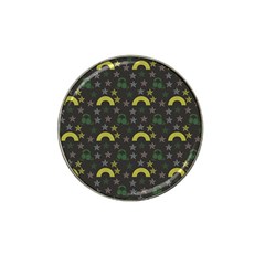 Music Star Dark Grey Hat Clip Ball Marker by snowwhitegirl