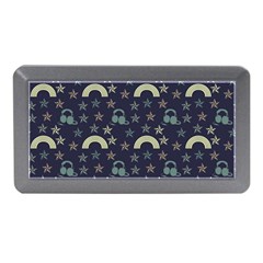 Music Stars Dark Teal Memory Card Reader (mini) by snowwhitegirl