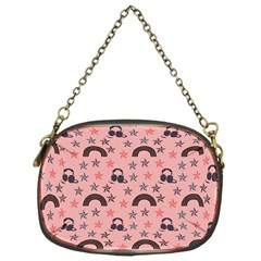 Music Stars Peach Chain Purses (one Side)  by snowwhitegirl