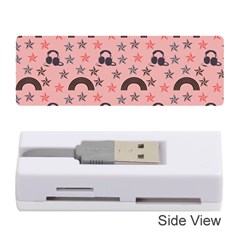 Music Stars Peach Memory Card Reader (stick)  by snowwhitegirl