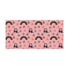 Music Stars Peach Yoga Headband by snowwhitegirl