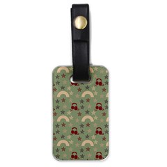 Music Stars Green Luggage Tags (one Side)  by snowwhitegirl