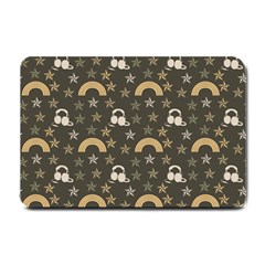 Music Stars Grey Small Doormat  by snowwhitegirl