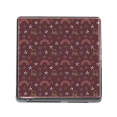 Music Stars Brown Memory Card Reader (square) by snowwhitegirl