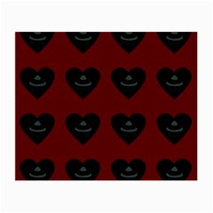 Cupcake Blood Red Black Small Glasses Cloth by snowwhitegirl