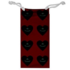 Cupcake Blood Red Black Jewelry Bag by snowwhitegirl