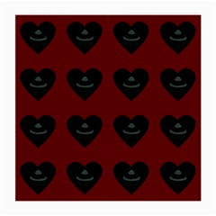 Cupcake Blood Red Black Medium Glasses Cloth (2-side) by snowwhitegirl