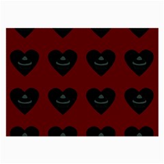 Cupcake Blood Red Black Large Glasses Cloth by snowwhitegirl