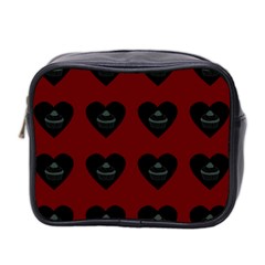 Cupcake Blood Red Black Mini Toiletries Bag 2-side by snowwhitegirl