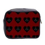 Cupcake Blood Red Black Mini Toiletries Bag 2-Side Back