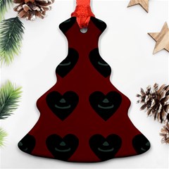 Cupcake Blood Red Black Ornament (christmas Tree) 