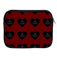 Cupcake Blood Red Black Apple Ipad 2/3/4 Zipper Cases