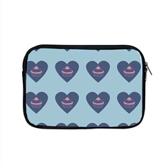 Cupcake Heart Teal Blue Apple Macbook Pro 15  Zipper Case by snowwhitegirl